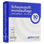 AKTIVMED Schaumstoffwundaufl.10x10 cm nicht adhäs. (PZN 8774913)
