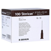 Sterican Kanüle 0,45x25 mm Gr. 18 braun (PZN 2050858)