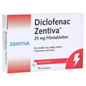 Diclofenac Zentiva 25mg (PZN 10273621)