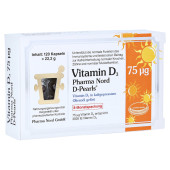 VITAMIN D3 75 ¬µg Pharma Nord D-Pearls Kapseln (PZN 15570861)