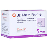 BD MICRO-FINE+ 5 Pen-Nadeln 0,25x5 mm (PZN 9239168)