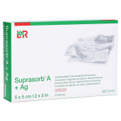SUPRASORB A+Ag Antimik.Cal.Alginat Kompr.5x5 cm (PZN 12519227)