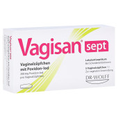Vagisan sept Vaginalz√§pfchen mit Povidon-Iod (PZN 16930882)