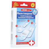Pflaster 4 Gr√ґ√Яen transparent + wasserfest (PZN 9750547)