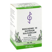 BIOCHEMIE 10 Natrium sulfuricum D 6 Tabletten (PZN 1073857)
