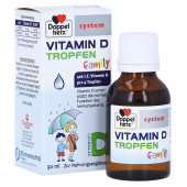 DOPPELHERZ Vitamin D Tropfen family system (PZN 16661637)