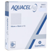 AQUACEL Ag 10x10 cm Kompressen (PZN 11219032)