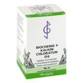 BIOCHEMIE 4 Kalium chloratum D 6 Tabletten (PZN 4325058)