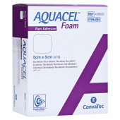 AQUACEL Foam nicht adh√§siv 5x5 cm Verband (PZN 10101469)