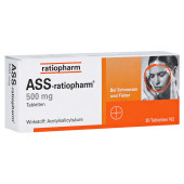 ASS-ratiopharm 500mg (PZN 3403885)