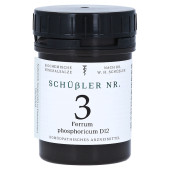 SCH√ЬSSLER Nr.3 Ferrum phosphoricum D 12 Tabletten (PZN 10990400)