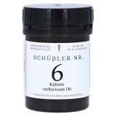 SCH√ЬSSLER Nr.6 Kalium sulfuricum D 6 Tabletten (PZN 10990570)