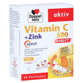 Doppelherz aktiv Vitamin C 500 Direkt + Zink Depot (PZN 11174312)