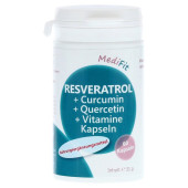 RESVERATROL+CURCUMIN+Quercetin+Vitamine Kapseln (PZN 11186901)