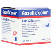 GAZOFIX color Fixierbinde kohäsiv 8 cmx20 m blau (PZN 11587617)