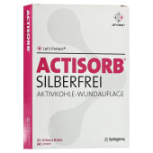 ACTISORB SILBERFREI 6,5x9,5 cm Kompressen (PZN 10020340)