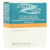 Zalerg ophtha sine 0,25mg/ml Augentropfen (PZN 11095009)