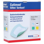 CUTIMED Siltec Sorbact PU-Verb.10x10 cm (PZN 13574412)