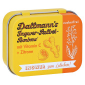 DALLMANN'S Ingwer Salbei Bonbons o.Z.in der Dose (PZN 16686703)