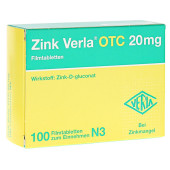 Zink Verla OTC 20mg (PZN 3000549)