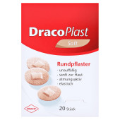 Dracoplast Soft Pflaster 2,2 cm rund hautfarben (PZN 9513563)
