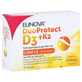 EUNOVA DuoProtect D3+K2 2000 I.E./80 ¬µg Kapseln (PZN 14133532)