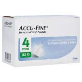 ACCU FINE sterile Nadeln f.Insulinpens 4 mm 32 G (PZN 12772535)