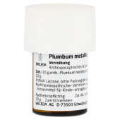 PLUMBUM METALLICUM praep. D 20 Trituration (PZN 4757007)