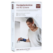 BORT Handgelenkst√Љtze m.Aluschiene li.S schwarz (PZN 5539442)