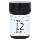 SCH√ЬSSLER Nr.12 Calcium sulfuricum D 6 Tabletten (PZN 13576888)