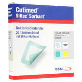 CUTIMED Siltec Sorbact PU-Verb.17,5x17,5 cm (PZN 7343157)