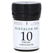 SCH√ЬSSLER Nr.10 Natrium sulfuricum D 6 Tabletten (PZN 13576865)