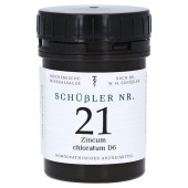 SCH√ЬSSLER Nr.21 Zincum chloratum D 6 Tabletten (PZN 11031937)