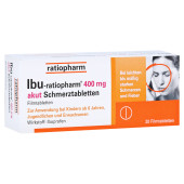 IBU-ratiopharm 400 akut Schmerztabletten (PZN 266040)