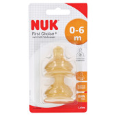 NUK First Choice+ Trinksauger Latex Gr.1 S (PZN 10066460)