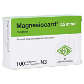 Magnesiocard 2,5mmol (PZN 1667829)