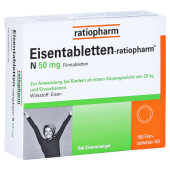 Eisentabletten-ratiopharm N 50mg (PZN 6957905)