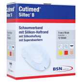 CUTIMED Siltec B Schaumverb.7x10 cm oval (PZN 12369905)