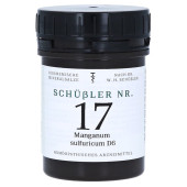 SCHÜSSLER Nr.17 Manganum sulfuricum D 6 Tabletten (PZN 11031883)