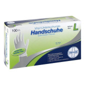 HANDSCHUHE Einmal Vinyl puderfrei L (PZN 990273)