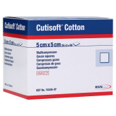 CUTISOFT Cotton Kompr.5x5 cm steril 12fach (PZN 3896712)