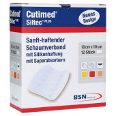 CUTIMED Siltec Plus Schaumverb.10x10 cm haftend (PZN 10204229)