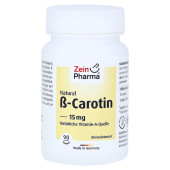 BETA CAROTIN NATURAL 15 mg ZeinPharma Weichkapseln (PZN 14293394)