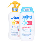 Ladival Kinder Spray LSF 50 + gratis Ladival Empfindliche Haut Apres Lotion 200 ml (PZN 2481854)
