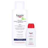 Eucerin DermoCapillaire Kopfhautberuhigendes Urea Shampoo + gratis Eucerin pH5 Duschgel 50 ml (PZN 9508059)