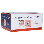 BD Micro-fine + Insulinspritze 0,3 ml U100 (PZN 4144150)