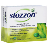 Stozzon Chlorophyll-Dragees gegen Mund- und Körpergeruch (PZN 7474020)