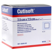 CUTISOFT Vlieskompressen 7,5x7,5 cm steril (PZN 4894885)