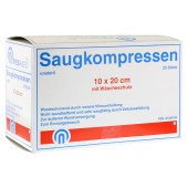 SAUGKOMPRESSEN unsteril 10x20 cm (PZN 7350186)