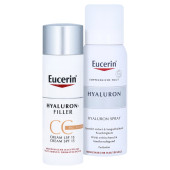 Eucerin Hyaluron-Filler CC Cream hell + gratis Eucerin Hyaluron Spray 50ml (PZN 11222778)
